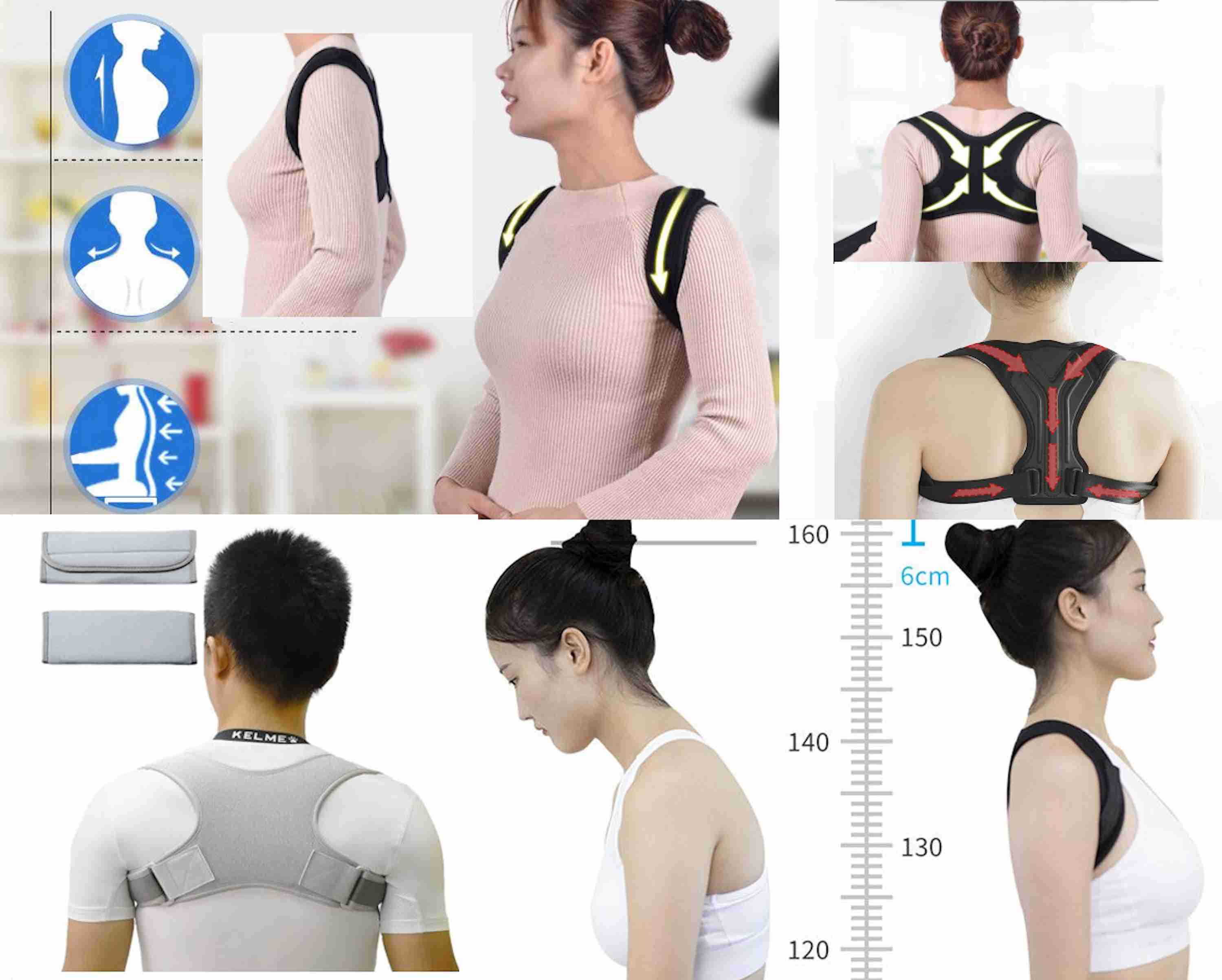 orthopedic corset for the correction of kyphosis of the thoracic spine